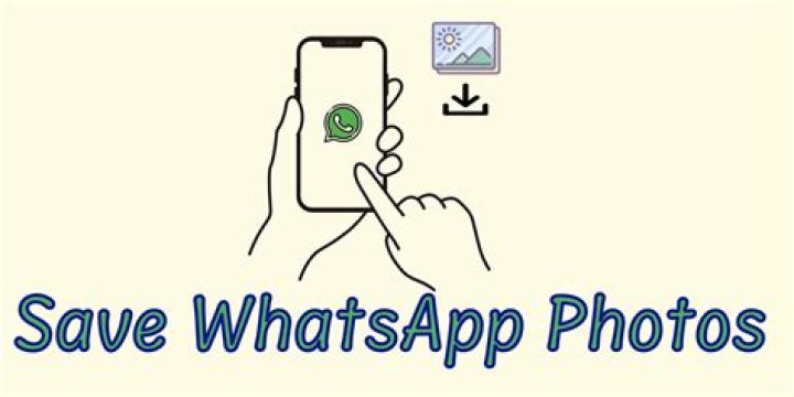 Can I save photos from WhatsApp?