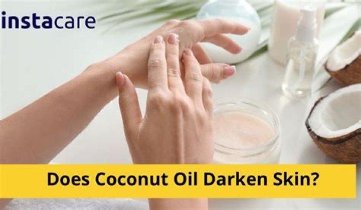 Does coconut oil reduce dark spots?