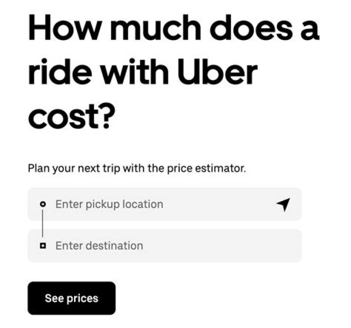 Does Uber cost include tip?