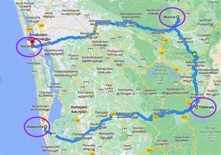 How can I go to Trivandrum from Kodaikanal?