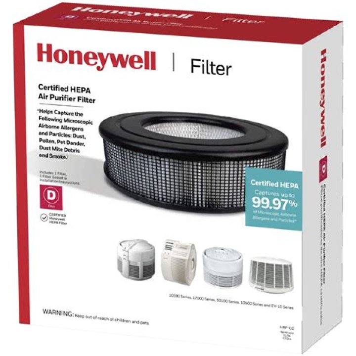 How do I reset my Honeywell air filter?