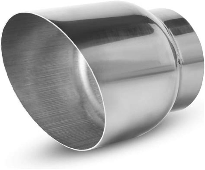 How do you clean stainless steel exhaust tips?