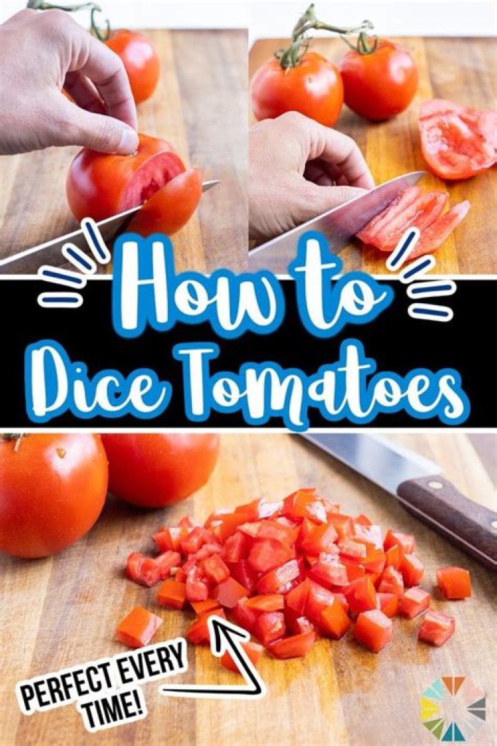 How do you dice a tomato for Pico?
