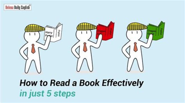 How do you read a book effectively?