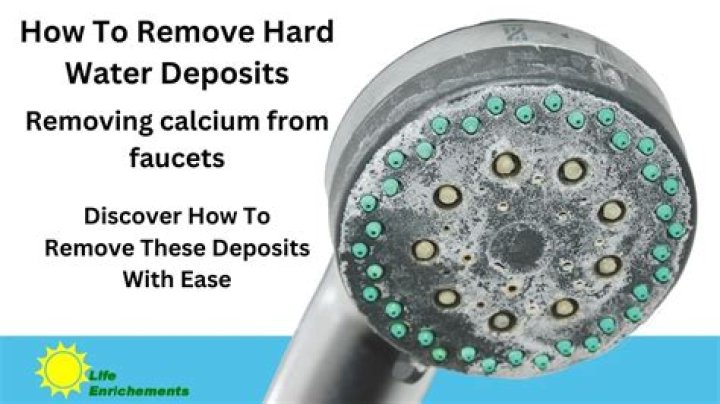 How do you remove calcium deposits from bottom of pool?