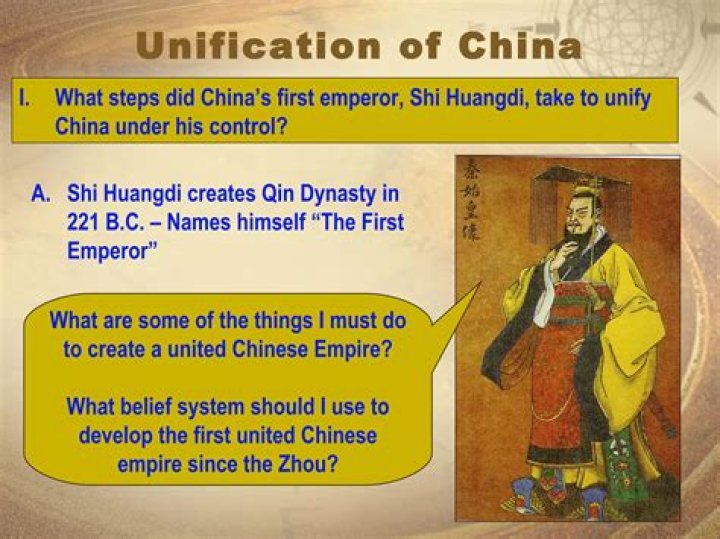 How long did it take Qin Shi Huangdi to unify China?