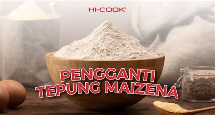 Tepung maizena bisa di ganti dengan tepung apa?