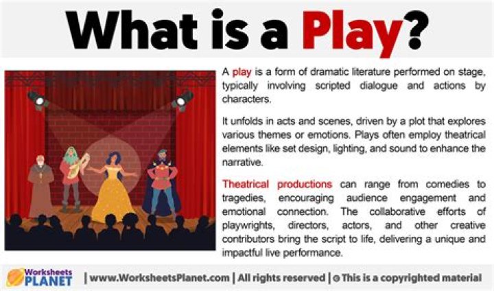 What are the differences between a play and a novel?