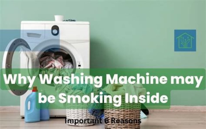 What does it mean when your washing machine starts smoking?