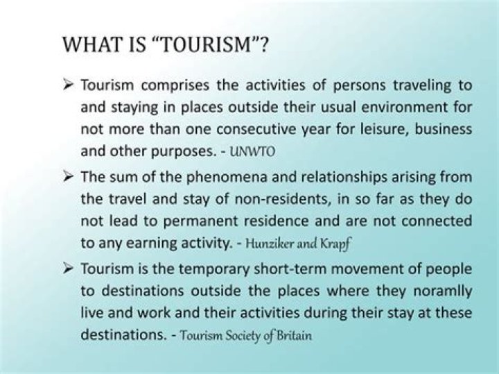 What is tourism planning definition?