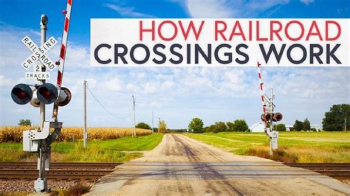 What steps will you take when crossing railroad tracks?