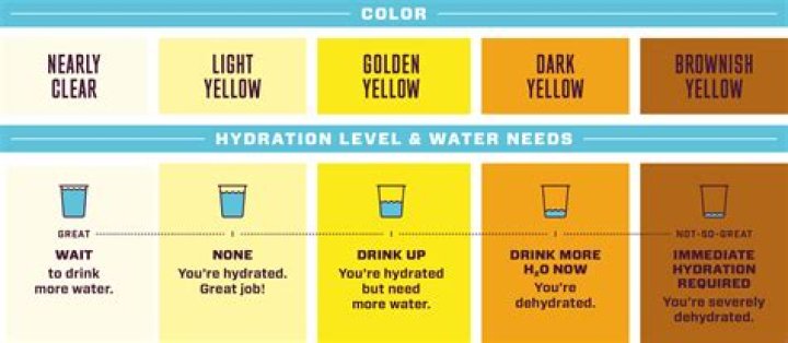 Why is my pee so yellow even though I drink water?